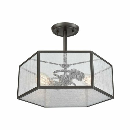 ELK LIGHTING spencer 2 semi Flush Oil Rubbed Bronze 10351/2